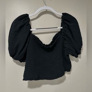 Puff sleeve crop top size XXL